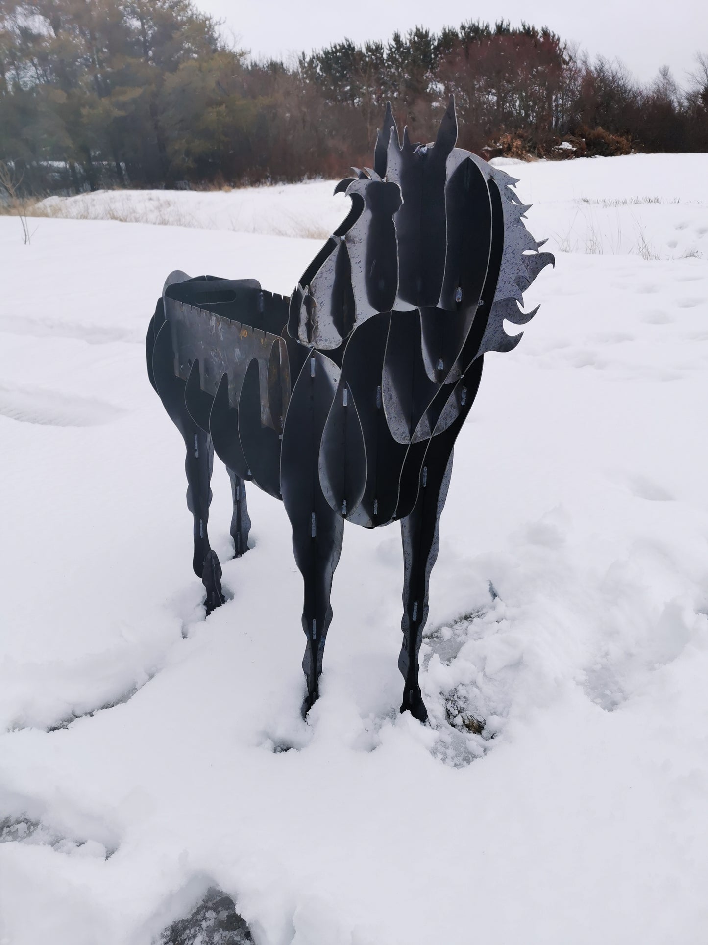 Horse Firepit/Flower Pot