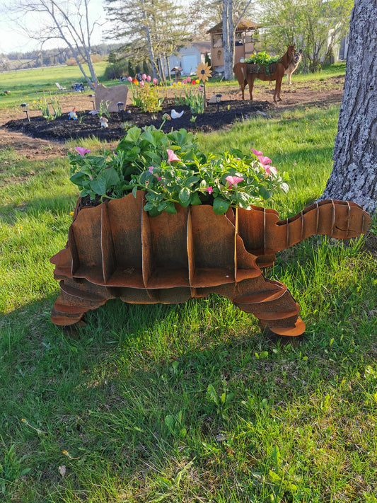 Turtle Firepit/Flower Pot