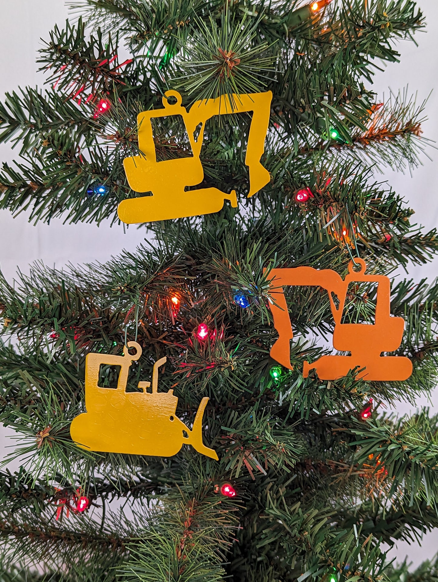 Small Excavator Ornament