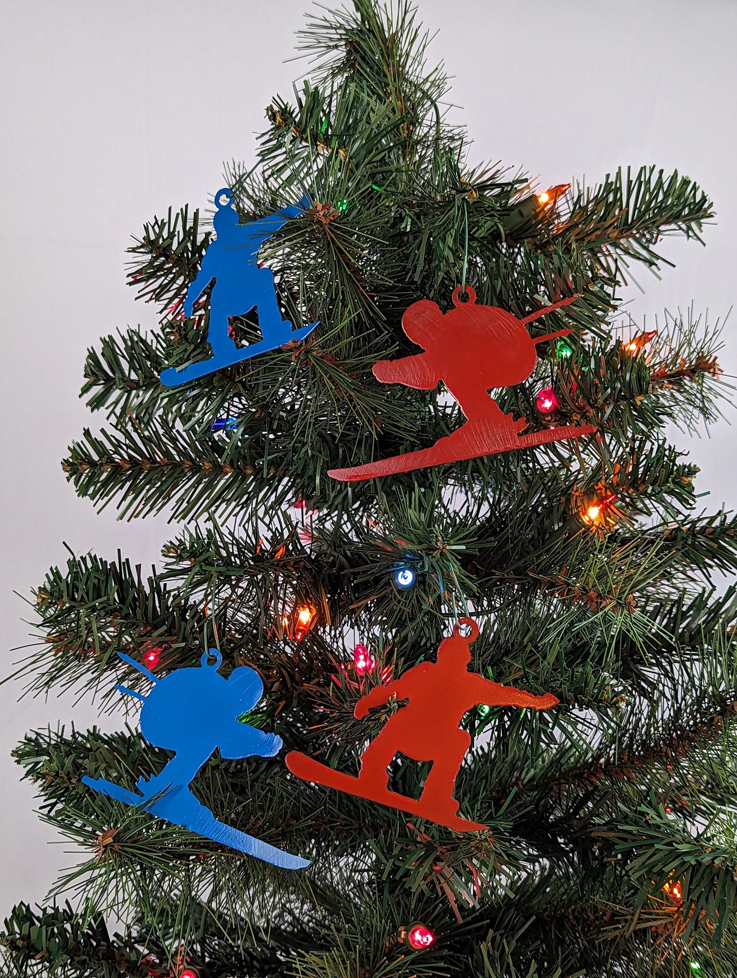 Small Snowboarding or Skiing Ornament