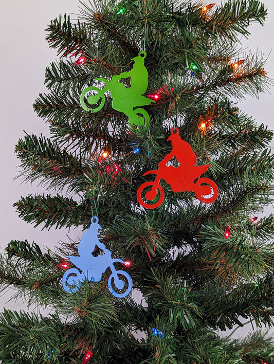 Small Dirtbike Ornament