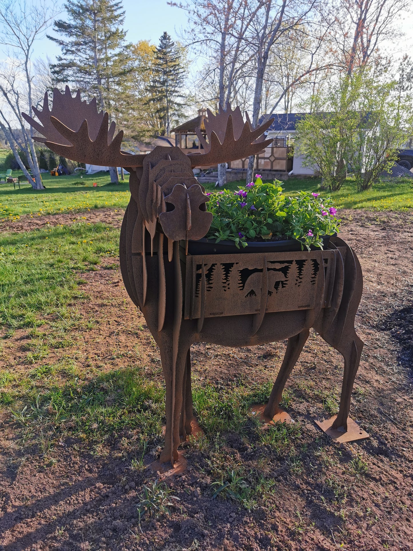 Moose Planter/ Fire Pit